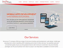 Tablet Screenshot of dafntech.com